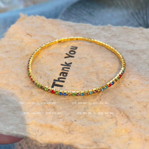 S652 color-super shiny zircon love bracelet