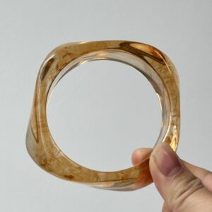 Transparent amber square
