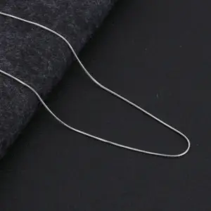 23C10122-Round Snake Bone 45 5cm / Silver