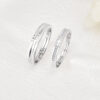 oly-827d524aa69d01c664b715509759afad Wholesale S925 Sterling Silver Cross Couple Ring Men and Women High-End Pair Ring Open Hand Jewelry Valentine's Day Jewelry