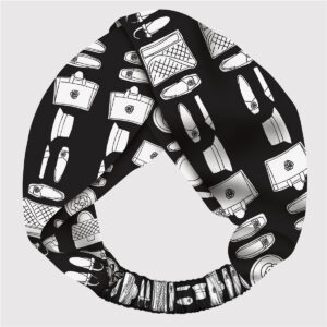 Cross hair bands -25 / twill silk