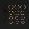 Wholesale Simple Style Circle Stainless Steel Plating Nose Ring Nose Pin