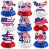 Wholesale 71st Anniversary Decoration Honeycomb Decorations Party Table Decorations American Independence Day Festival Supplies
