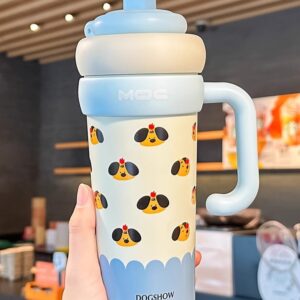 （☆316 stainless steel ceramic covered liner●Tea and water separation) blue 750ml / 750ml