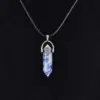Wholesale Fashion Solid Color Natural Stone Pendant Necklace 1 Piece