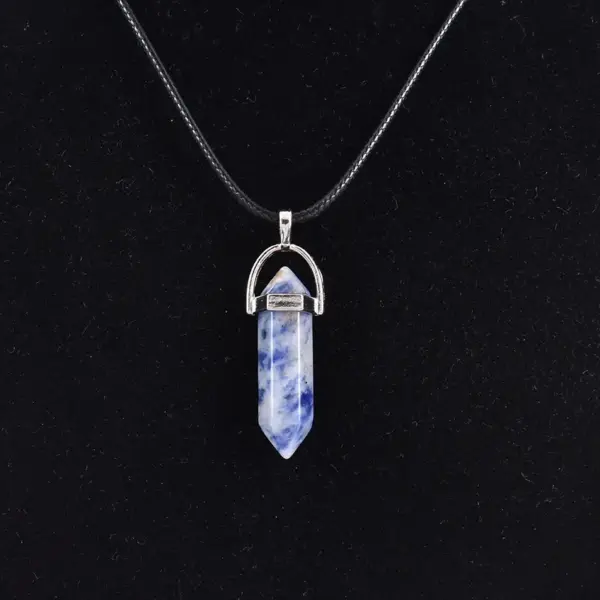 Wholesale Fashion Solid Color Natural Stone Pendant Necklace 1 Piece