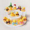 Wholesale No. 8 duck fabric accessories DIY material Wings bow magic hat saliva towel toy decorations