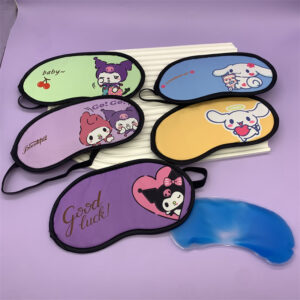 Wholesale Sanrio coolomi lunch break relieving cold and hot compress eye protection cover big ears dog sleep shading eye protection ice bag eye mask batch