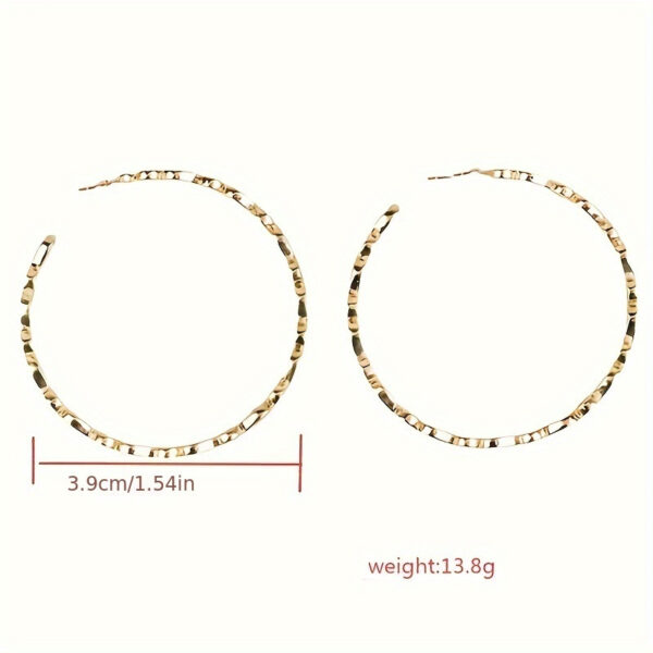 oly-83599add647a9be81568dcf2a96e8115 Wholesale creative big C-shaped circle earrings women's best selling drop-shaped opal earrings