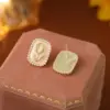 Wholesale S925 Silver Needle Creative Design Astral Pearl Earrings Women Versatile High-End Sensation New Style Fashion Jewelry