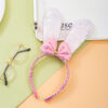 Wholesale Magic Sequins Rabbit Ears Cute Sweet Hair Band Hair Accessories Korean Cartoon Children's Day Performance Headwear