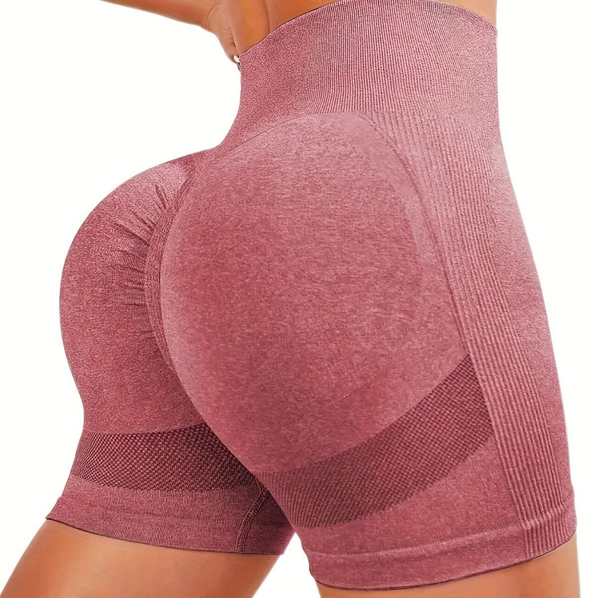 Wholesale European and American Hip Lifting Yoga Shorts Three-point Pants High Waist Abdominal Pants Outer Wear Yoga Pants Women's Running Sports Fitn
