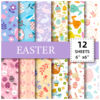 Wholesale 12 sheets/pack of Easter egg rabbit decoration hand account personalized DIY background material paper