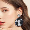 oly-83af628538d530d70fd266543a193a22 Wholesale Game Day Sports Series Earrings Hand-woven Football Football Beaded Earrings
