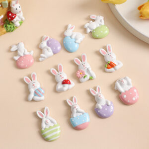 Wholesale Cross Border Easter Decorations Ins Mini Resurrection Rabbit Resurrection Eggs Refrigerator Stickers Home Party Decoration Gifts