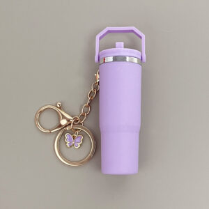 Portable butterfly light purple