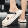 Wholesale Men's Hole Shoes Summer Thick-soled Casual Sports Non-slip Soft-soled Sandals for Outer Wear Dual-use Shit-feeling Beach Slippers for Men