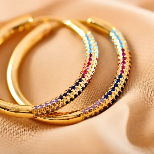 Wholesale 1 Pair Glam Modern Style Circle Inlay Copper Zircon Earrings