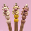 oly-8402d820bbcd03dd70a19f41a19c84ff Wholesale Selling in stock 3D Silicone Animal Beaded Pen Food Grade Molar Glue Beads Jewelry