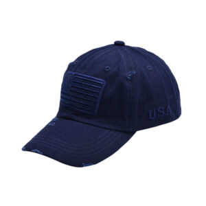 Navy blue-USA flag USA children's baseball cap / Free size (head circumference 52-54cm adjustable)