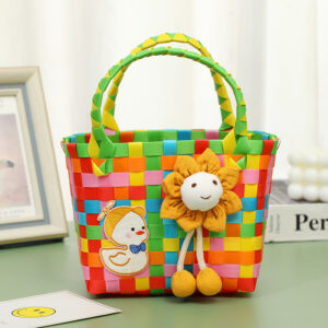 Colorful smiling face sunflower duck size height 15 width 16 side width 9