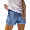 Wholesale Spot women’s clothing Street hipster baseball denim shorts Women’s