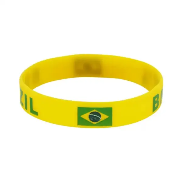 oly-84712f6cffdd551f7c1c5a9a33a0e94c Wholesale Multicolor Nordic Style Asymmetrical National Flag Wristband In Silica Gel With Nylon Chain Material For Couples