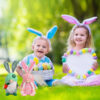 oly-8478c0622c484d966f6ac7f8c27a583d Wholesale Easter faceless doll checkered rabbit ears desktop decoration rabbit holiday decorations