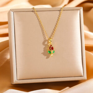 8857 red diamond tulip