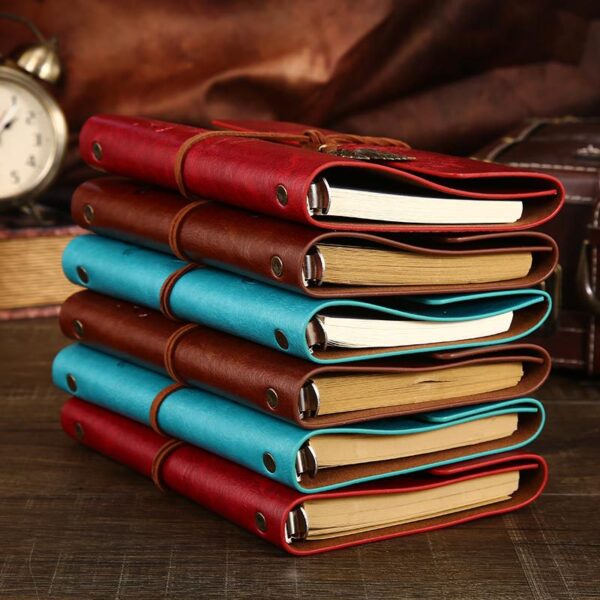Wholesale Factory wholesale notebook popular strap creative retro Kraft paper hand book