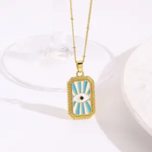 Lake Blue Eyes with a Chain / 1 Strand/Package