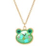 oly-84bab383471ef907922c1abd4181f1d4 Wholesale Shrimp skin for super cute cat frog bear children's necklace wholesale containing sequins dopamine necklace