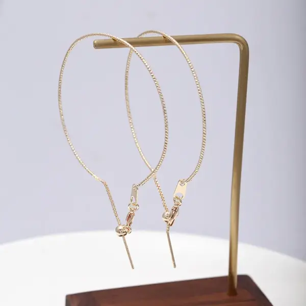 Wholesale Beaded Lines Bracelet Bangle In Copper With 14K Real Gold Electroplated Finish Featuring Elegant Beading