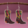 Wholesale  1 Pair of Carnival Hat Boots Earrings Ladies