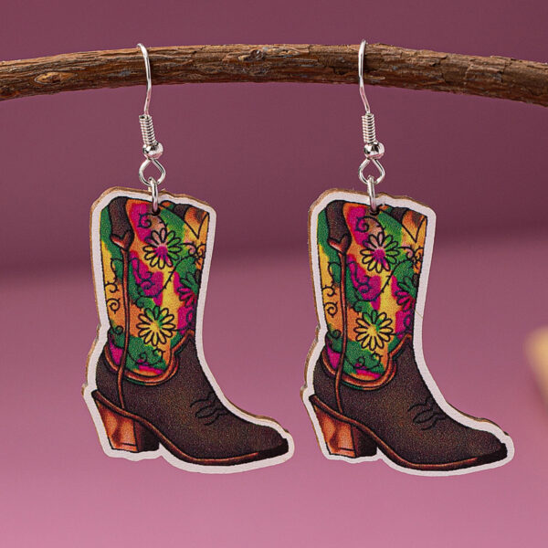 Wholesale  1 Pair of Carnival Hat Boots Earrings Ladies
