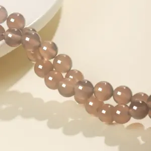 7A Gray Agate / 2mm/piece (around 160 Pieces)