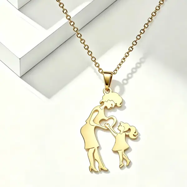 Wholesale Portrait Pendant Necklace For Women With Waterproof Non Tarnish 304 Stainless Steel Cable Chain And Pendant