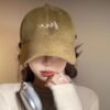 oly-851845dd5a1b0c8cf4e74b5d4541f004 Wholesale Japanese Style Sanding Big Head Simple Fashion Cap Men's Large and Deepened Face Small Casual All-match Baseball Cap Women