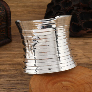10-Ancient Silver Concave (Striped)