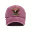 Wholesale Men's Retro Baseball Cap With Curved Brim Featuring Breathable Printing Design