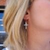 oly-8554b339e74690c5bd60d4f1848ad18f Wholesale Stainless Steel Letter Ear Hook Grace Earrings Jewelry Manufacturer