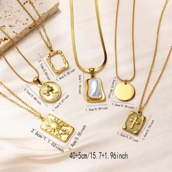 Wholesale Jewelry Casual Modern Style Classic Style Animal Cross Sun 304 Stainless Steel Titanium Steel