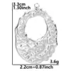 Wholesale Ion Plating (IP) Real Gold Plated 18K Gold Oval 304 Stainless Steel Basic Classic Style Waterproof Non Tarnish 304 Stainless Steel Pendant Necklace