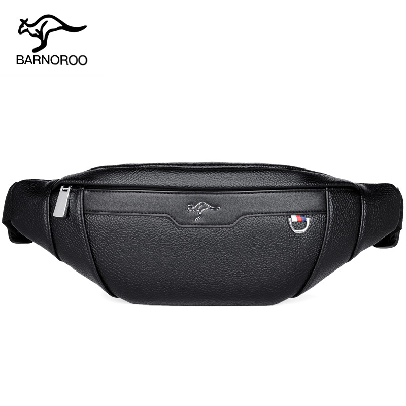 Wholesale BARNOROO Casual Bag Waist Bag Men's Crossbody Bag Men's Multifunctional Chest Bag Men's Mobile Phone Bag Shoulder Bag Men's Fashion