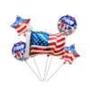 Wholesale 18inch Aluminum Foil Balloon Star Shape Celebration Decoration Party American Independence Day Outdoor Indoor Activities