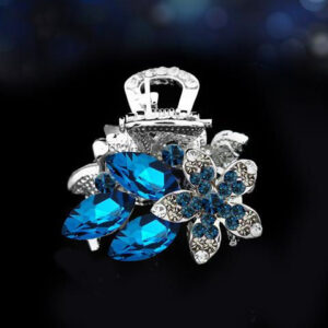 Alloy Grab Clip-Horse's Eye Ink Blue