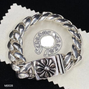 Cross flower head bracelet