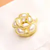 Wholesale Anniversary Flowers Cufflinks For Unisex, 14K Real Gold Plated Alloy With Electroplated Finish And Artificial Gemstones
