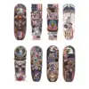 Wholesale Waterproof Full Sleeve American Independence Day Tattoo Sticker Men's Floral Arm Design Party Flag Patriotic Body Art Decal