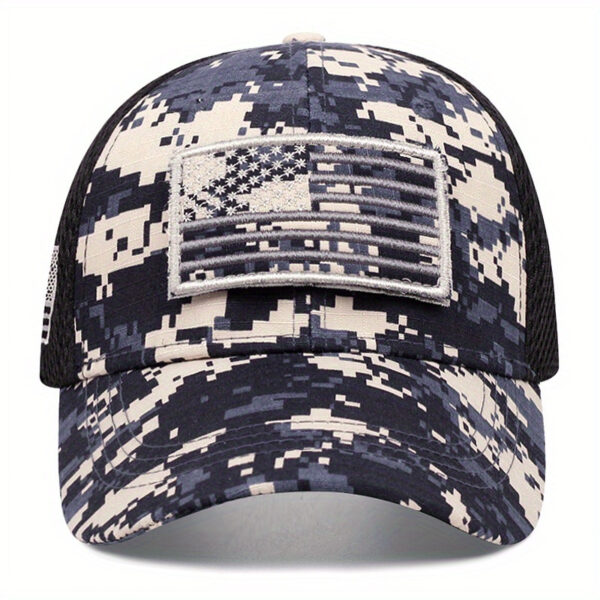 oly-85fbd9e4fb1a86be4dc3e8b3dc9b6b73 Wholesale Trendy Fishing Hats Summer Camouflage Hats for Men and Women Camouflage Baseball Caps Mesh Caps Sports Hats